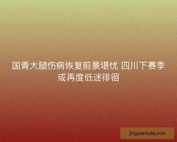国青大腿伤病恢复前景堪忧 四川下赛季或再度低迷徘徊